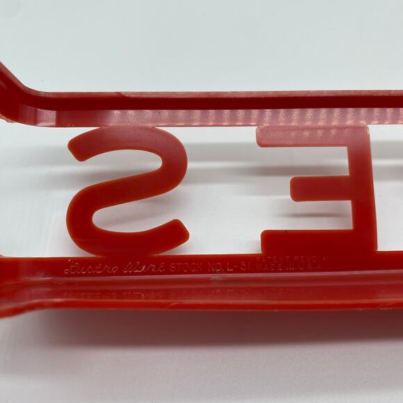 Lustro-Ware Red SPICES Hanging Wall Spice Rack Plastic Mid Century Kitschy Retro - Picture 5 of 7